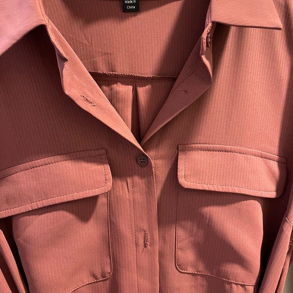 NWT Episode Button Down Shirt Dress - Picture 5 of 6